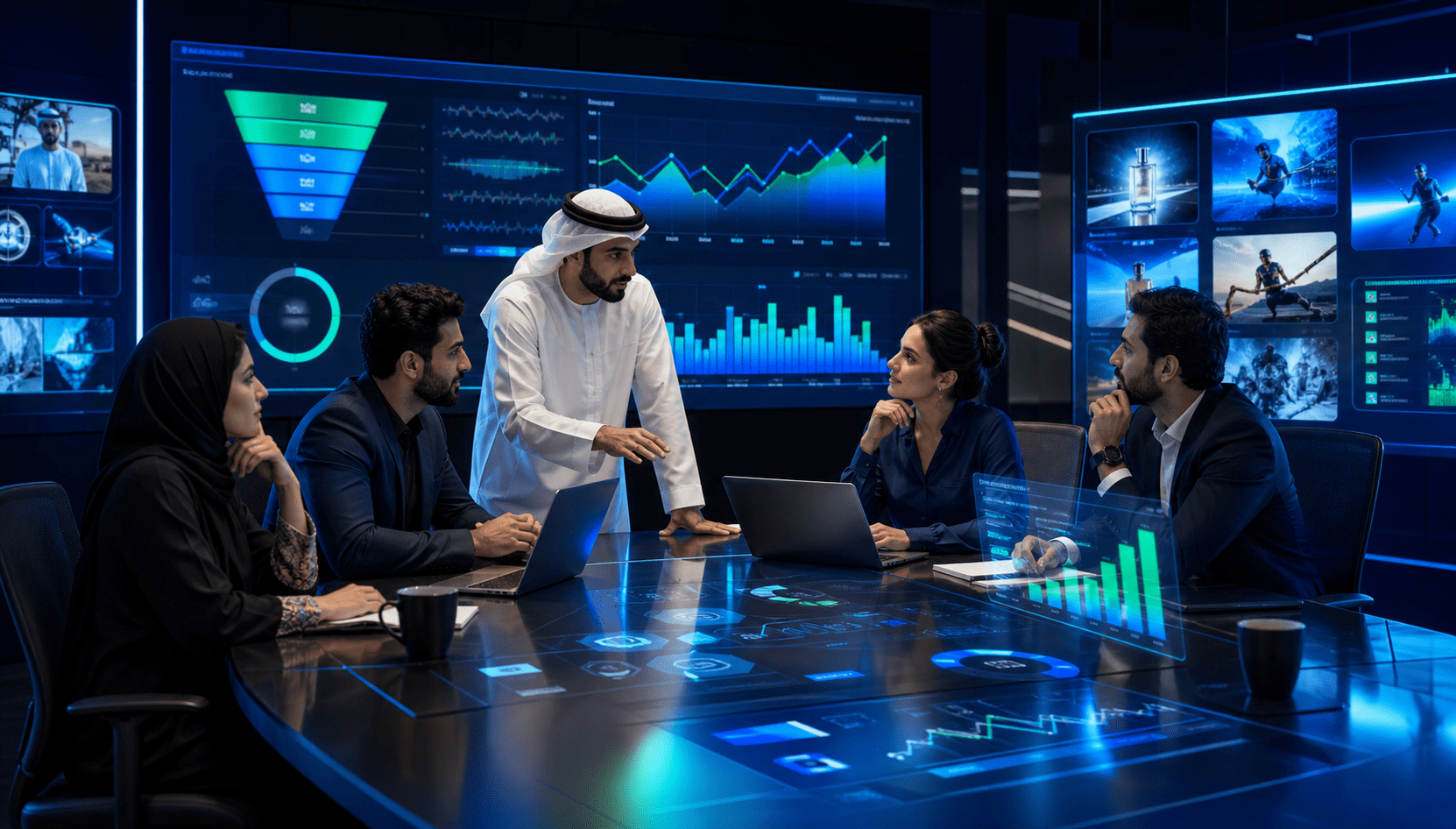 إعلانات لينكد إن لتوليد عملاء B2B في الإمارات